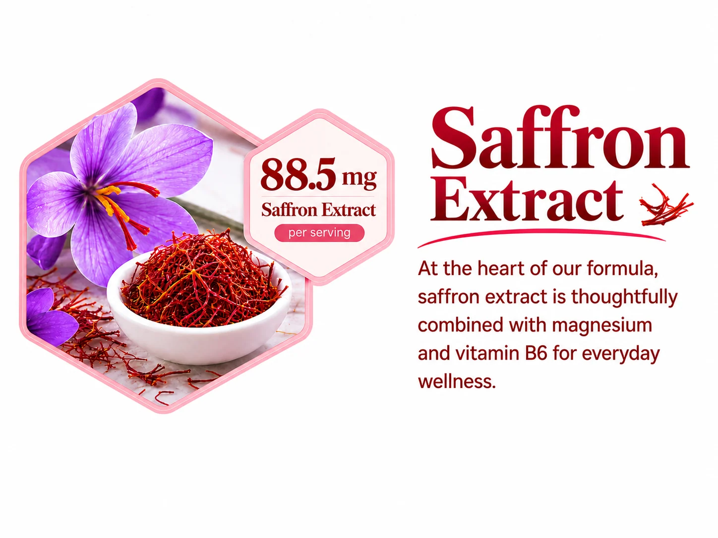 Natural Saffron Supplement product story 1
